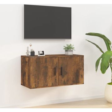 vidaXL Tv-wandmeubel 80x34,5x40 cm gerookt eikenkleurig