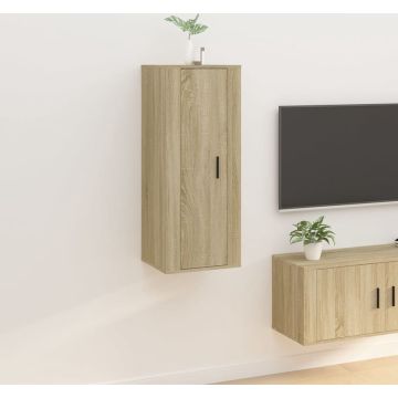 vidaXL Tv-wandmeubel 40x34,5x100 cm sonoma eikenkleurig