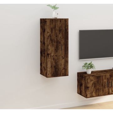 vidaXL Tv-wandmeubel 40x34,5x100 cm gerookt eikenkleurig