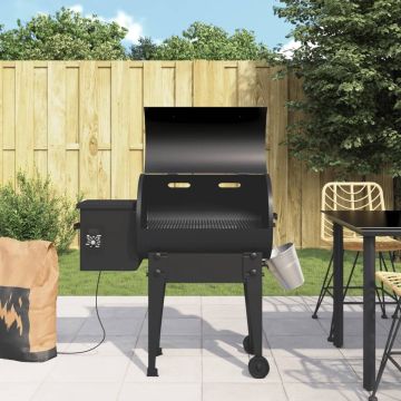 vidaXL Pelletbarbecue 94 cm ijzer zwart