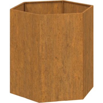 vidaXL Plantenbak roestig 40x40x45 cm cortenstaal