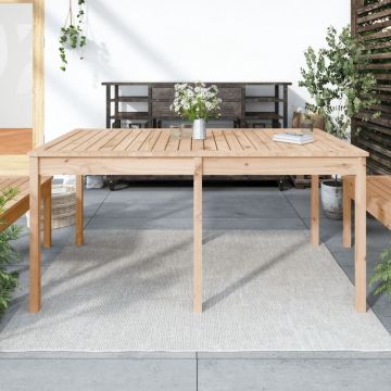 vidaXL Tuintafel 159,5x82,5x76 cm massief grenenhout