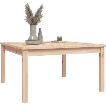 vidaXL Tuintafel 82,5x82,5x45 cm massief grenenhout