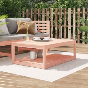 vidaXL Tuintafel 121x82,5x45 cm massief douglashout