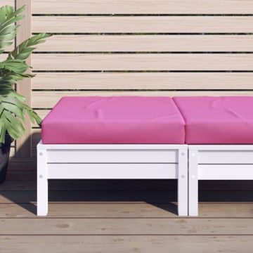 vidaXL Palletkussen 60x60x8 cm oxford stof roze