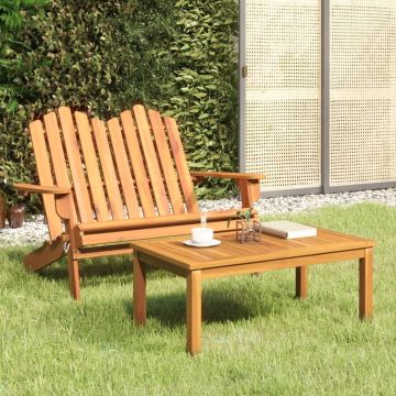 vidaXL 2-delige Loungeset Adirondack massief acaciahout