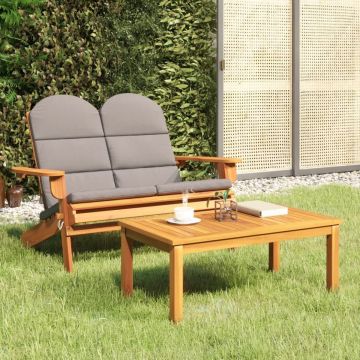 vidaXL 2-delige Loungeset Adirondack massief acaciahout