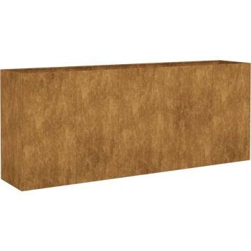 vidaXL-Plantenbak-verhoogd-200x40x80-cm-cortenstaal