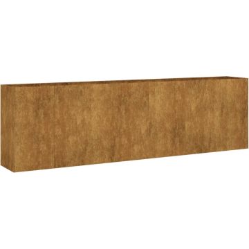 vidaXL-Plantenbak-verhoogd-280x40x80-cm-cortenstaal