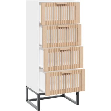 vidaXL Hoge kast 40x30x95 cm bewerkt hout