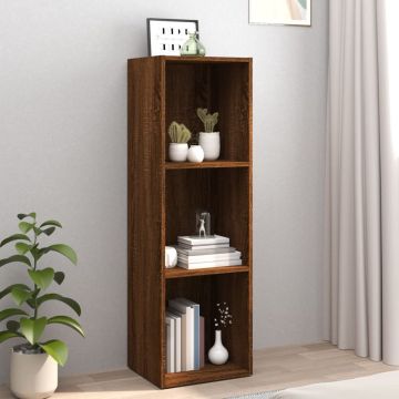 vidaXL Boekenkast/tv-meubel 36x30x114 cm bruineikenkleurig