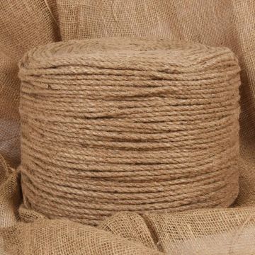 vidaXL Touw 100 m lang 4 mm dik jute