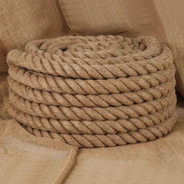 vidaXL Touw 25 m lang 36 mm dik jute