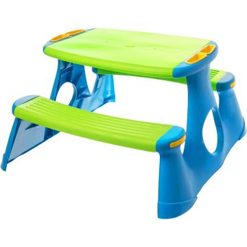 vidaXL Picknickbank voor kinderen 89,5x84,5x48 cm polypropeen