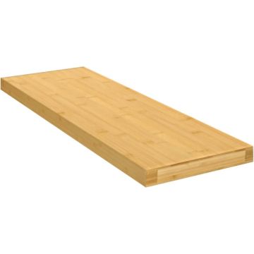 vidaXL Wandschap 60x20x2,5 cm bamboe