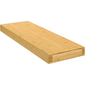 vidaXL Wandschap 60x20x4 cm bamboe