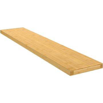 vidaXL Wandschap 100x20x4 cm bamboe