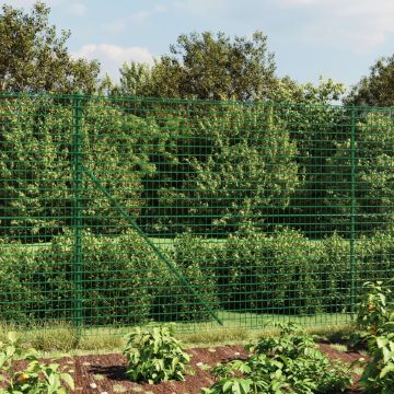 vidaXL Draadgaashek met flens 2,2x10 m groen