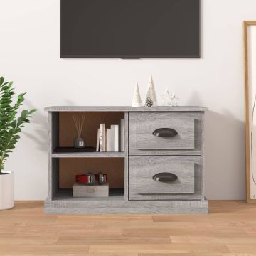 vidaXL Tv-meubel 73x35,5x47,5 cm bewerkt hout grijs sonoma eikenkleur