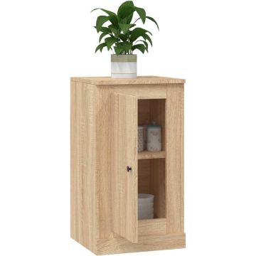 vidaXL Dressoir 37,5x35,5x67,5 cm bewerkt hout sonoma eikenkleurig