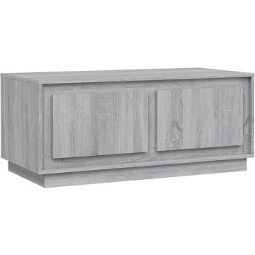 vidaXL-Salontafel-102x50x44-cm-bewerkt-hout-grijs-sonoma-eikenkleurig