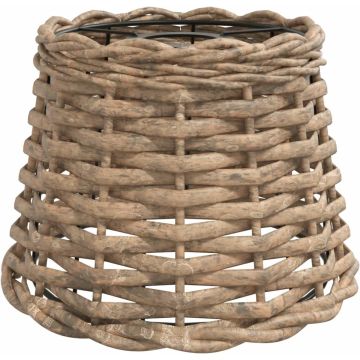 vidaXL Lampenkap Ø20x15 cm wicker bruin