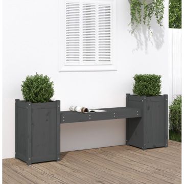 vidaXL-Bankje-met-plantenbakken-180x36x63-cm-grenenhout-grijs