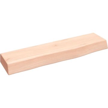 vidaXL Wandschap 40x10x4 cm onbehandeld massief eikenhout