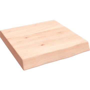 vidaXL Wandschap 40x40x6 cm onbehandeld massief eikenhout