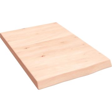 vidaXL Wandschap 40x60x4 cm onbehandeld massief eikenhout