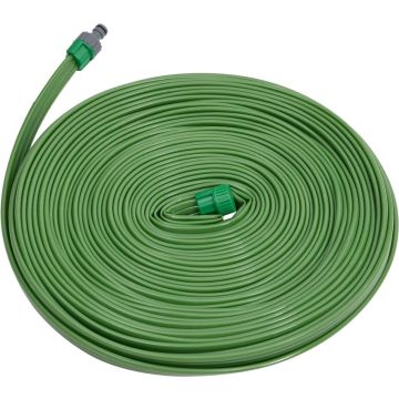 vidaXL Sproeislang 3-pijps PVC 15 m groen