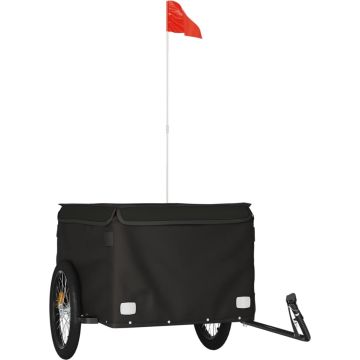 vidaXL-Fietskar-45-kg-ijzer-zwart