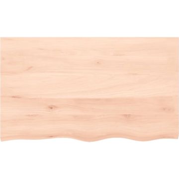 vidaXL-Wastafelblad-100x60x2-cm-onbehandeld-massief-hout