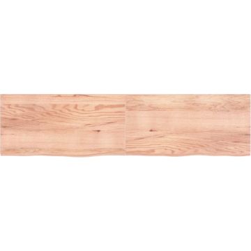 vidaXL-Wastafelblad-200x50x4-behandeld-massief-hout-lichtbruin