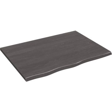 vidaXL-Wastafelblad-80x60x2-cm-behandeld-massief-hout-donkergrijs