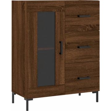 vidaXL-Dressoir-69,5x34x90-cm-bewerkt-hout-bruineikenkleurig