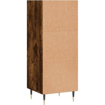 vidaXL Dressoir 34,5x32,5x90 cm bewerkt hout gerookt eikenkleurig