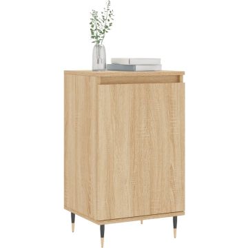 vidaXL Dressoirs 2 st 40x35x70 cm bewerkt hout sonoma eikenkleurig