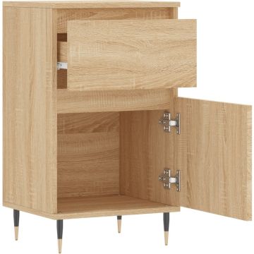 vidaXL Dressoir 40x35x70 cm bewerkt hout sonoma eikenkleurig