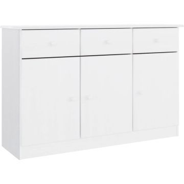 vidaXL-Dressoir-ALTA-112x35x73-cm-massief-grenenhout-wit