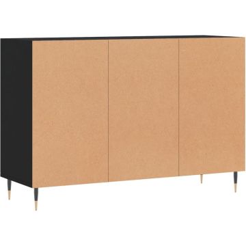 vidaXL Dressoir 103,5x35x70 cm bewerkt hout zwart