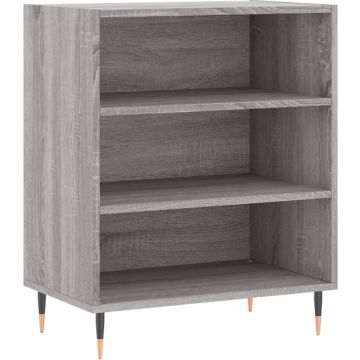 vidaXL Dressoir 57x35x70 cm bewerkt hout grijs sonoma eikenkleurig