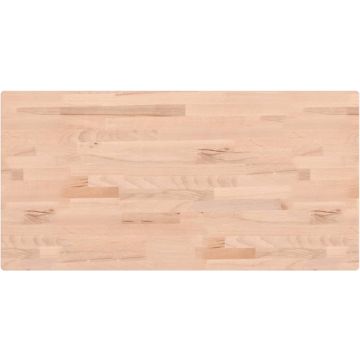 vidaXL-Tafelblad-rechthoekig-80x40x1,5-cm-massief-beukenhout