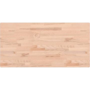 vidaXL-Tafelblad-rechthoekig-100x50x4-cm-massief-beukenhout