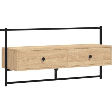 vidaXL-Tv-meubel-wandgemonteerd-100,5x30x51-cm-hout-sonoma-eikenkleur