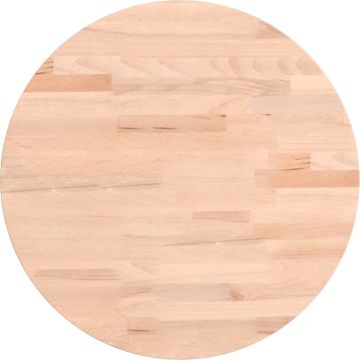 vidaXL-Tafelblad-rond-Ø40x1,5-cm-massief-beukenhout