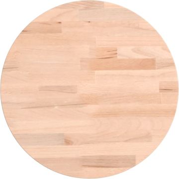 vidaXL-Tafelblad-rond-Ø30x4-cm-massief-beukenhout