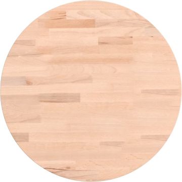 vidaXL-Tafelblad-rond-Ø40x4-cm-massief-beukenhout