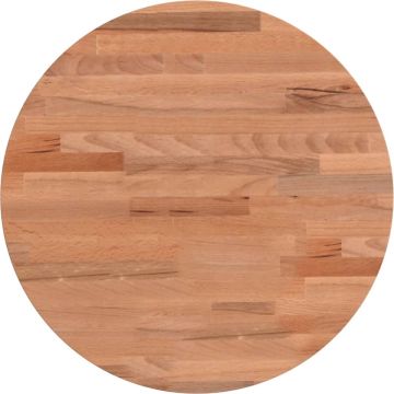 vidaXL-Tafelblad-rond-Ø40x1,5-cm-massief-beukenhout