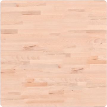 vidaXL-Tafelblad-vierkant-70x70x1,5-cm-massief-beukenhout